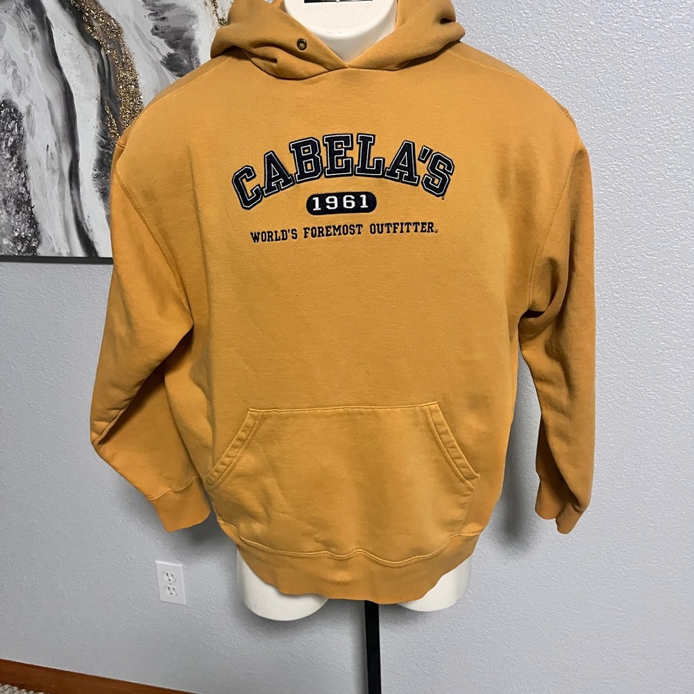 Cabela's Mustard Yellow Hoodie